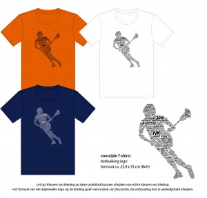 Voorbeeld t-shirts NK Lacrosse 2016